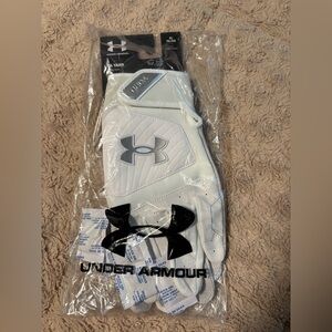 Under Armour White Sports Glove